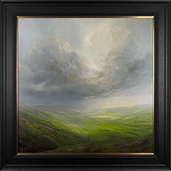 Clare Haley, Original oil painting on panel, Thoughts of Yorkshire