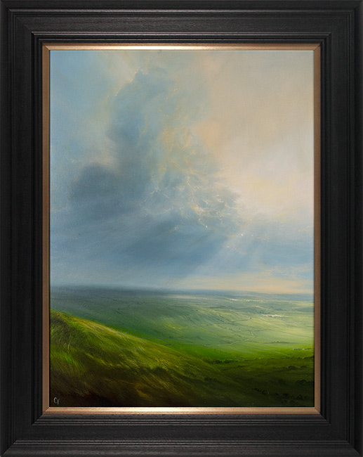 Clare Haley, Original oil painting on panel, To Wander Alone