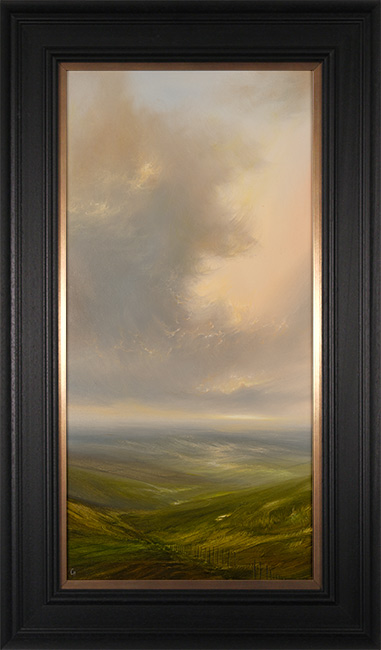 Clare Haley, Original oil painting on panel, Take the Trail