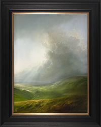 Clare Haley, Original oil painting on panel, High Places