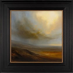 Clare Haley, Original oil painting on panel, Holding the Light