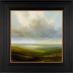 Clare Haley, Original oil painting on panel, Follow the Light