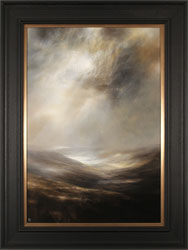 Clare Haley, Original oil painting on panel, North Yorkshire in Umber Tones