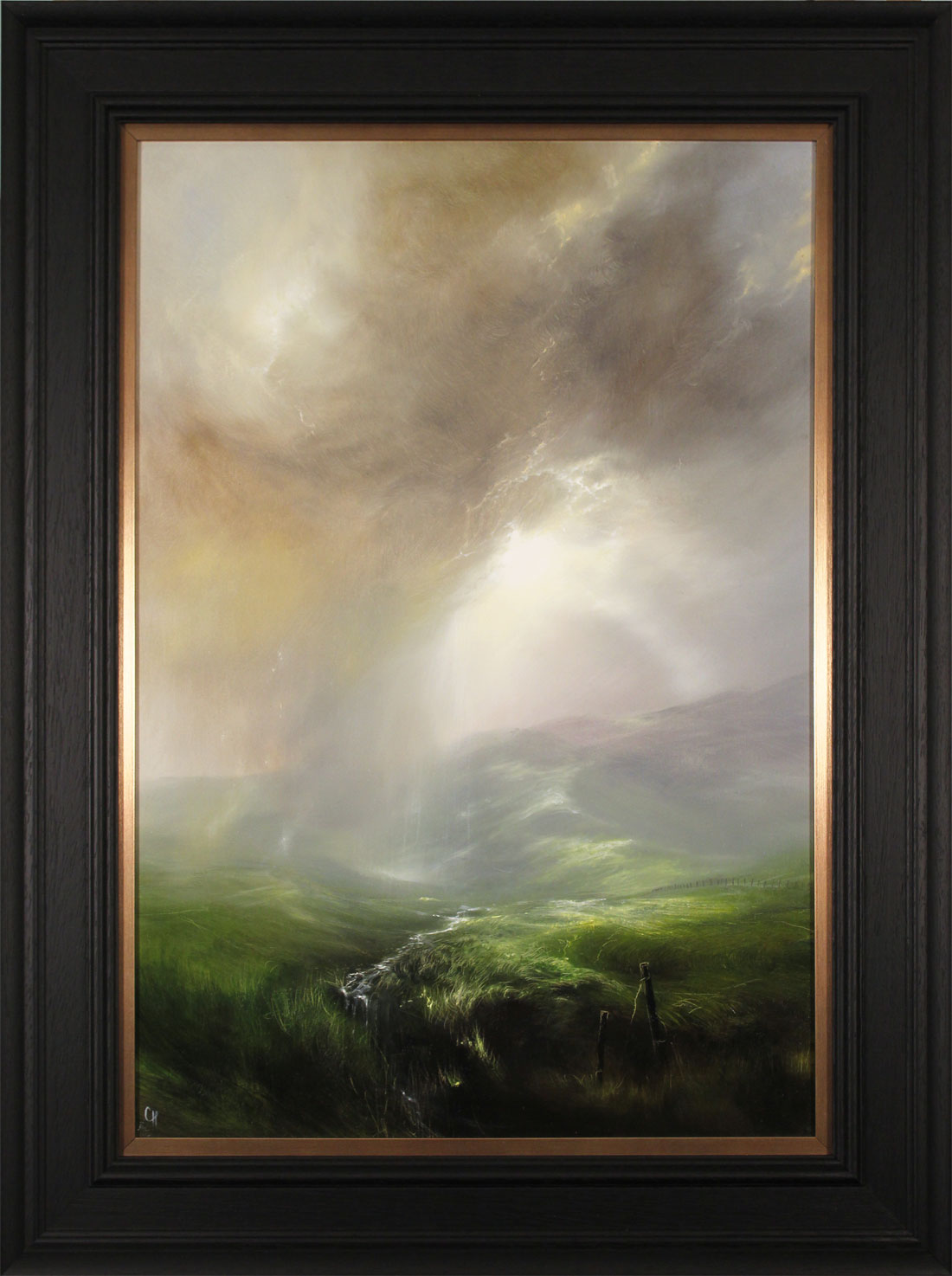 Clare Haley, Original oil painting on panel, Call of the Wild. Click to enlarge