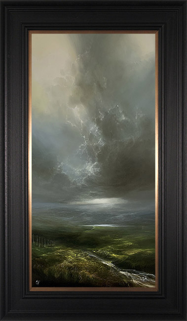 Clare Haley, Original oil painting on panel, Something in the Air, click to enlarge