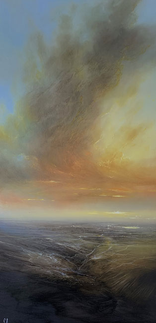 Clare Haley, Original oil painting on panel, In All Her Glory, click to enlarge