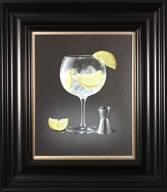 Colin Wilson, Original acrylic painting on board, A Twist of Lemon 