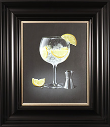 Colin Wilson, Original acrylic painting on board, A Twist of Lemon