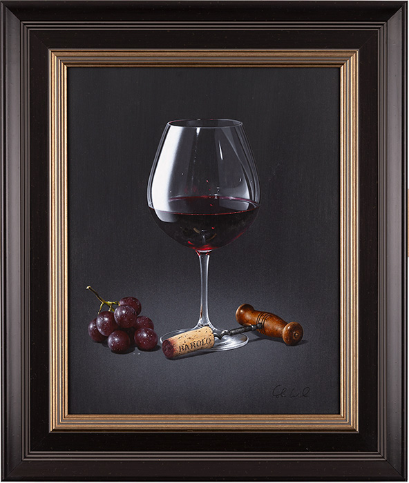 Colin Wilson, Original acrylic painting on board, Nebbiolo's Gift