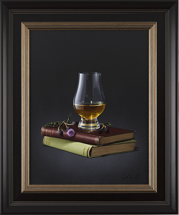 Colin Wilson, Original acrylic painting on board, Nectar of the North, click to enlarge