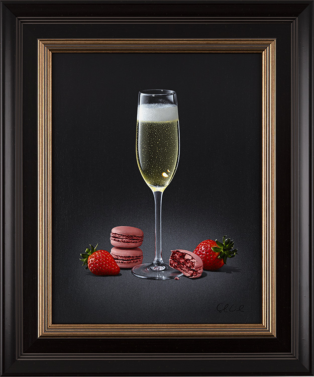 Colin Wilson, Original acrylic painting on board, Macaron Fizz, click to enlarge