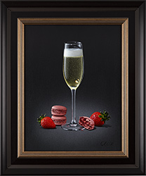 Colin Wilson, Original acrylic painting on board, Macaron Fizz