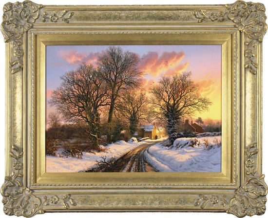 Daniel Van Der Putten, Original oil painting on panel, Entrance of Everdon, click to enlarge