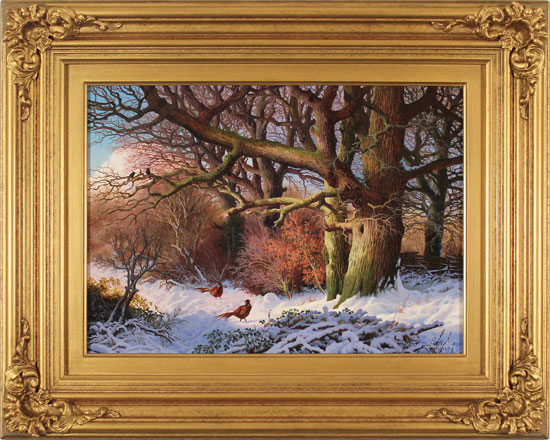 Daniel Van Der Putten, Original oil painting on panel, On the Side of the Road, Stacey Bank, Yorkshire, click to enlarge