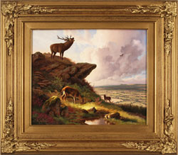 Daniel Van Der Putten, Original oil painting on panel, Cleveland Way, National Trail, Yorkshire Large image. Click to enlarge