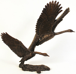 David Ivey, Bronze, White Flight Large image. Click to enlarge