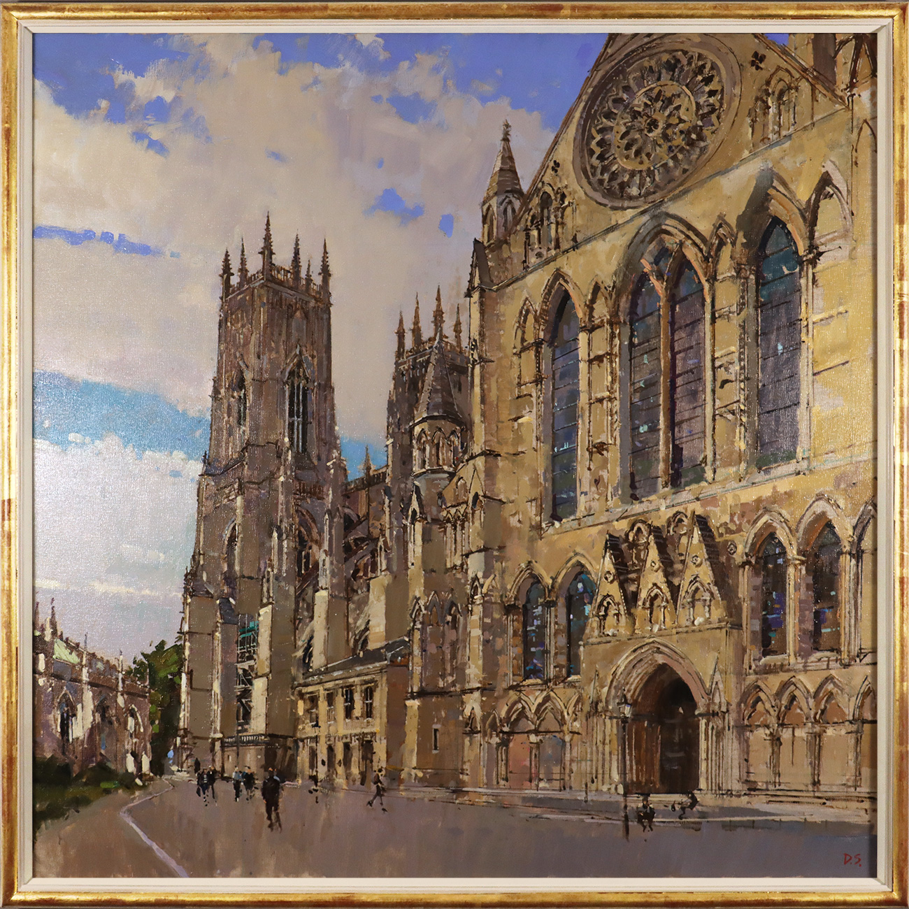 David Sawyer, RBA, Original oil painting on canvas, York Minster from the South East, click to enlarge