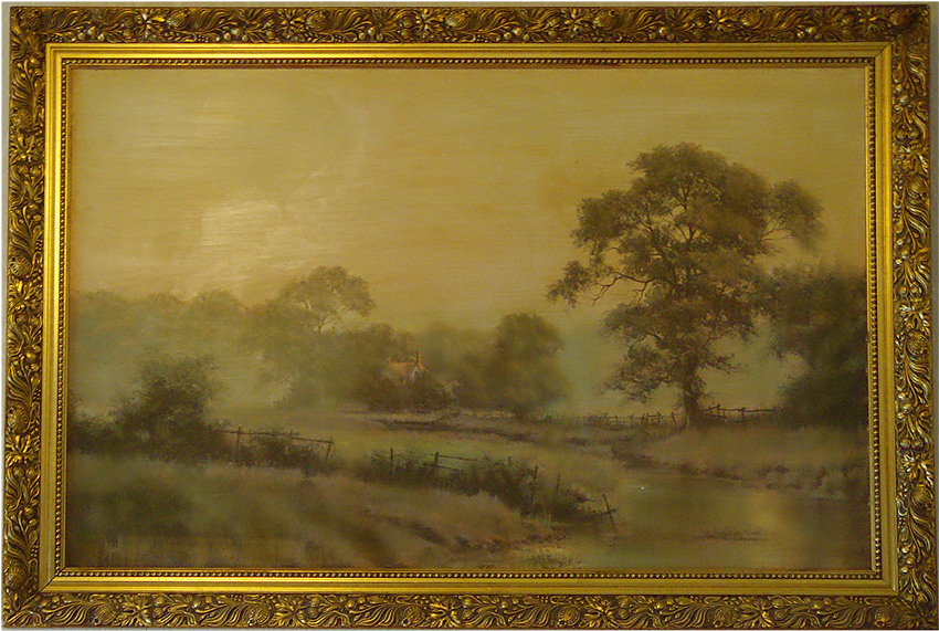 David Dipnall, Oil on canvas, Country Scene. Click to enlarge