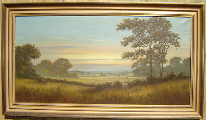 David Morgan, Oil on canvas, Landscape