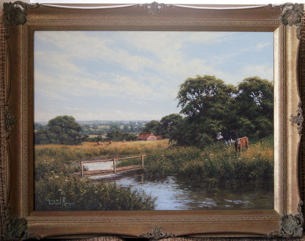 David Morgan, Oil on canvas, Landscape. Click to enlarge