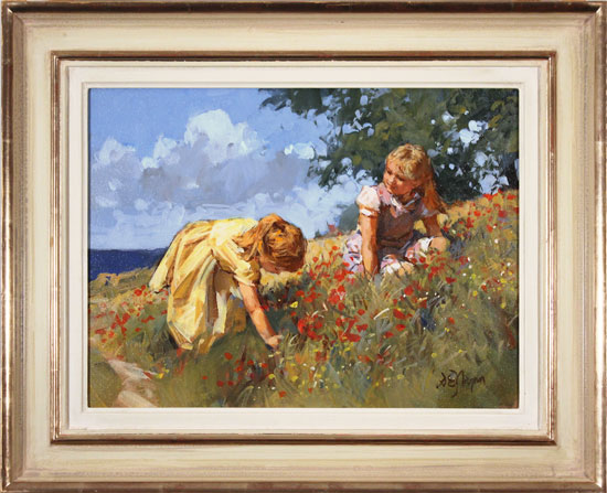 Dianne Flynn, Original acrylic painting on canvas, Maids in a Meadow, click to enlarge