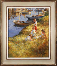 Dianne Flynn, Original acrylic painting on canvas, Summer Afternoon Large image. Click to enlarge