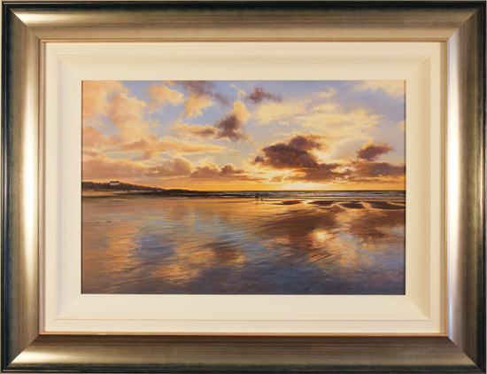 Duncan Palmar, Original oil painting on panel, Constantine Bay, Cornwall 