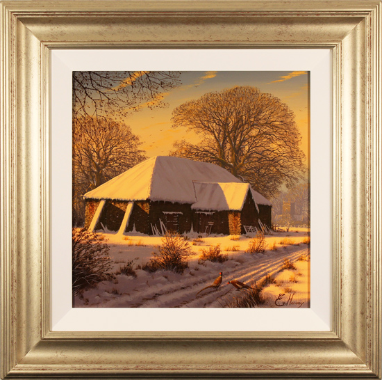 Edward Hersey, Original oil painting on canvas, Warm Winter Light