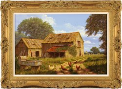 Edward Hersey, Original oil painting on canvas, Off the Beaten Track