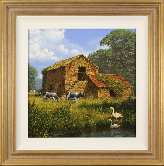 Edward Hersey, Original oil painting on canvas, The Old Dairy 