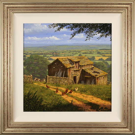 Edward Hersey, Original oil painting on canvas, Into the Vale 