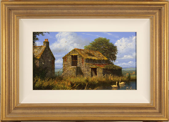 Edward Hersey, Original oil painting on panel, Summer Tranquillity 