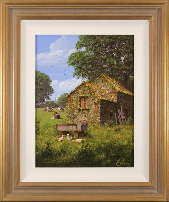 Edward Hersey, Original oil painting on canvas, Moment of Calm 