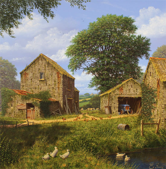 Edward Hersey, Original oil painting on canvas