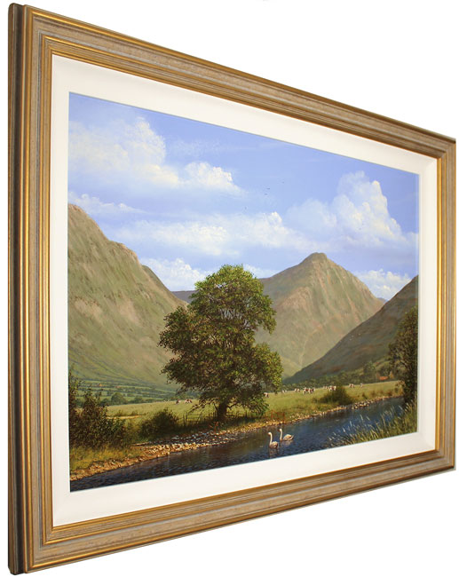 Edward Hersey, Original oil painting on panel, Great Gable, The Lake District Additional image. Click to enlarge