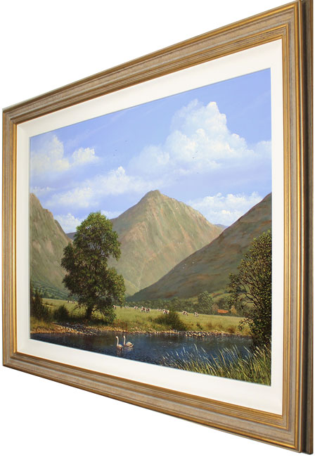 Edward Hersey, Original oil painting on panel, Great Gable, The Lake District Additional image. Click to enlarge