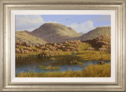 Edward Hersey, Original oil painting on panel, Summer's Glory, Innominate Tarn  Large image. Click to enlarge