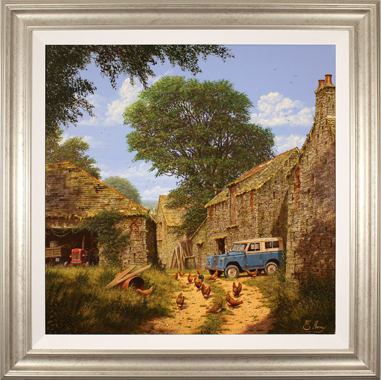 Edward Hersey, Original oil painting on panel, Roving Days Are Done 