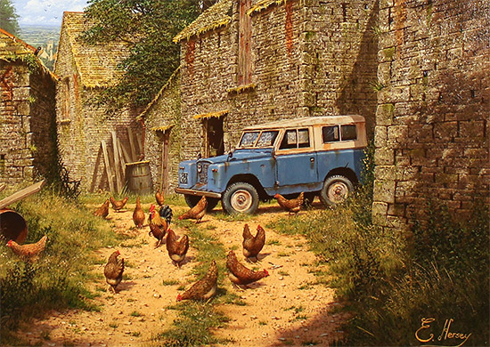 Edward Hersey, Original oil painting on panel, Roving Days Are Done Signature image. Click to enlarge