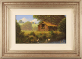Edward Hersey, Original oil painting on panel, Landscape Large image. Click to enlarge