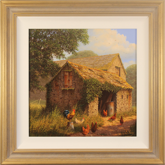 Edward Hersey, Original oil painting on canvas, Commander of the Yard, click to enlarge