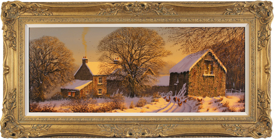Edward Hersey, Original oil painting on canvas, Winter Radiance, click to enlarge
