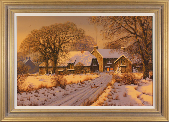 Edward Hersey, Original oil painting on canvas, Home At Last
