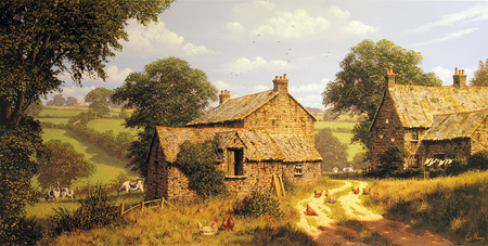 Edward Hersey, Signed limited edition print, A Fine Summer's Day Signature image. Click to enlarge