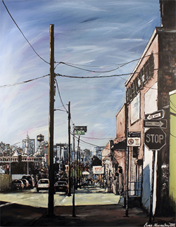 Ewen Macaulay, Original acrylic painting on canvas, New York Large image. Click to enlarge