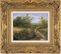 George Atkinson, Original oil painting on panel, Vale of York