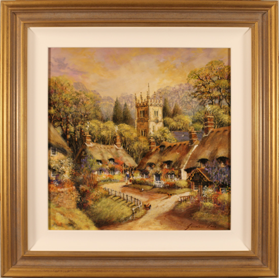 Gordon Lees, Original oil painting on panel, Picture of Perfection, The Cotswolds 