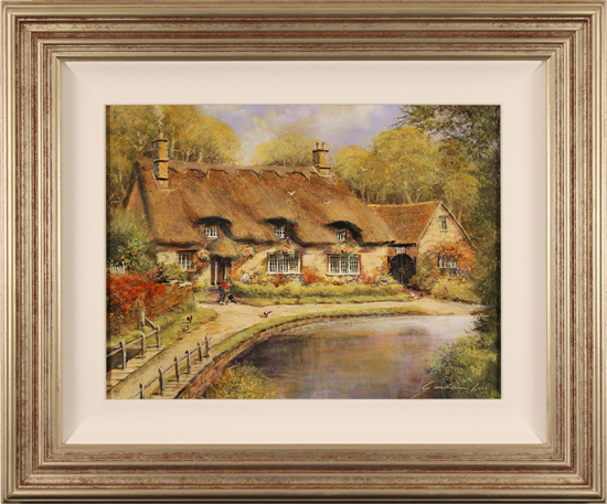 Gordon Lees, Original oil painting on panel, Thornton le Dale, North Yorkshire 