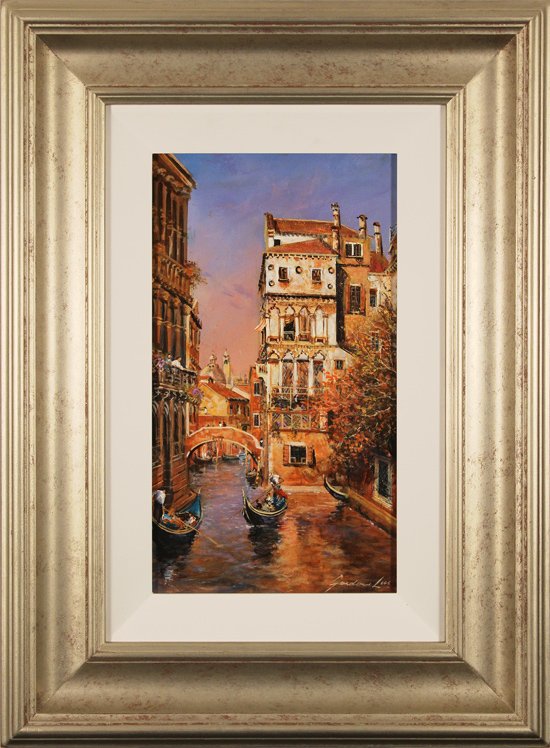Gordon Lees, Original oil painting on panel, Memories of Venice