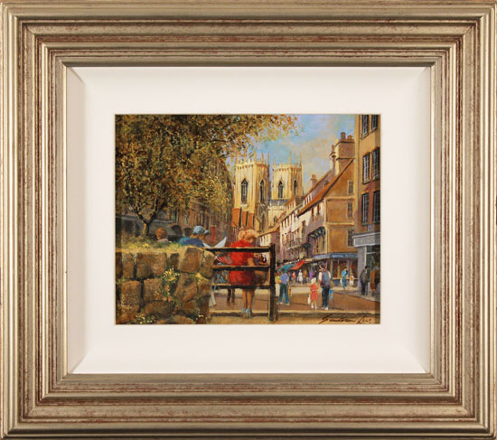 Gordon Lees, Original oil painting on panel, King's Square, York 